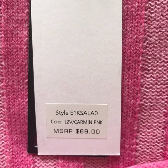 DKNY Pink Ribbed Sweater (NWT) - Picture 9 of 10